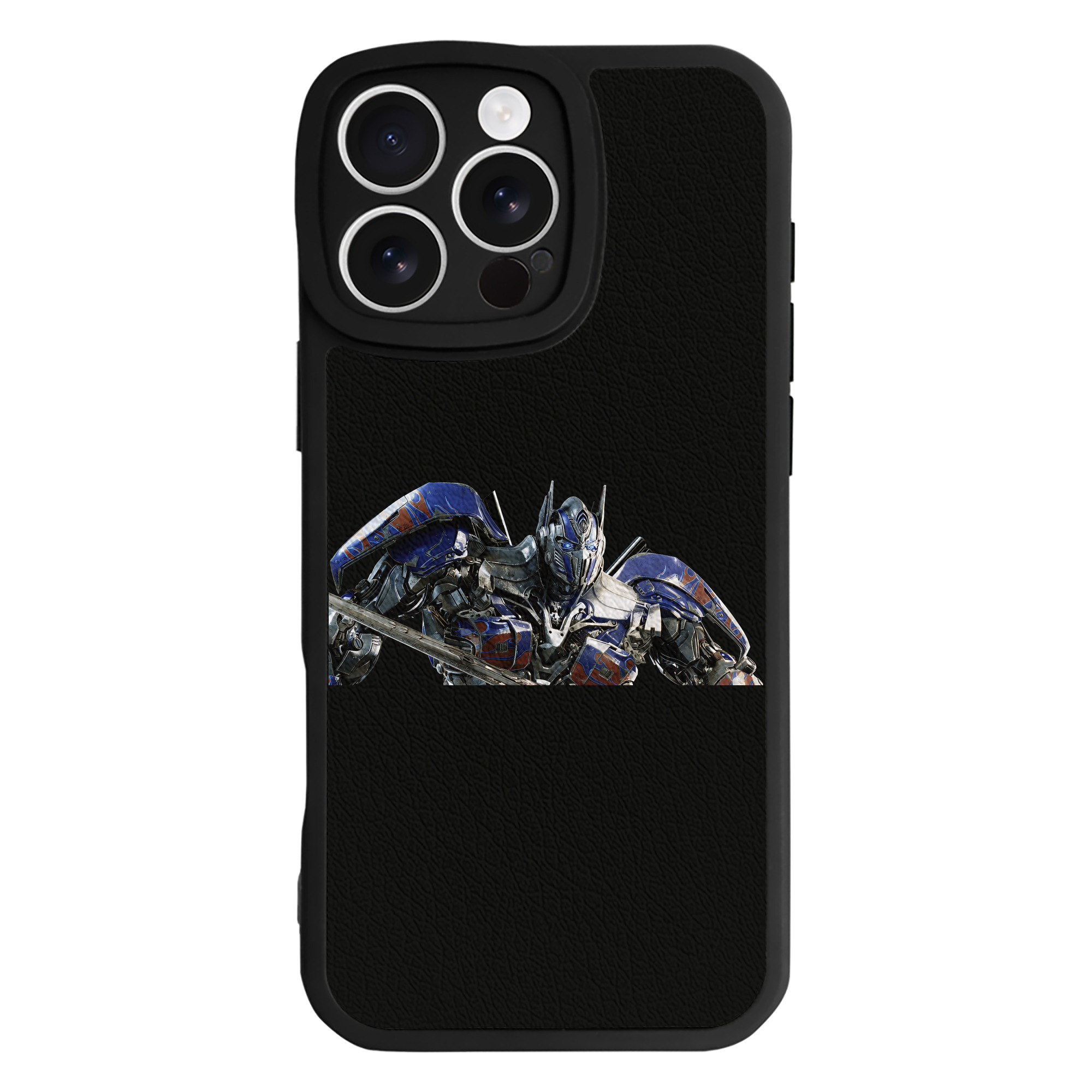 （画像用） Transformers トランスフォーマー 【iPhone 16シリーズ対応】シリコンスマホケース（レザー調） 材質：シリコン